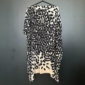 DVF Diane Von Furstenberg Pebble Print Caftan Dress – pebble print – S